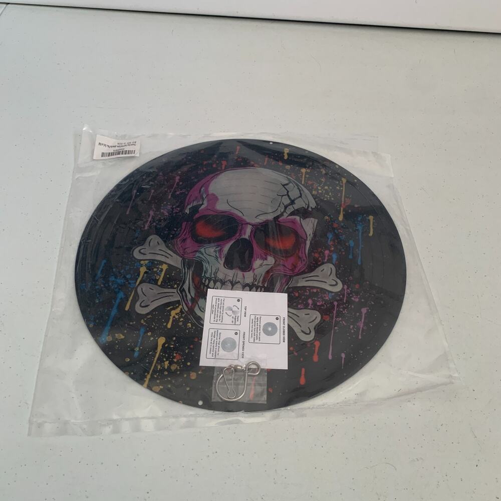 Chaoaixx Skull Wind Spinner Hanging Decoration 12 Inch Kinetic Art Brand new - Picture 6 of 11